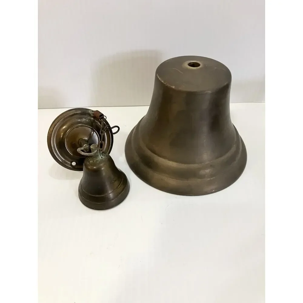 Rustic Vintage Nautical Decor Cast Iron Brass Clock Lantern Ship Bells Fish LOT - Picture 6 of 14